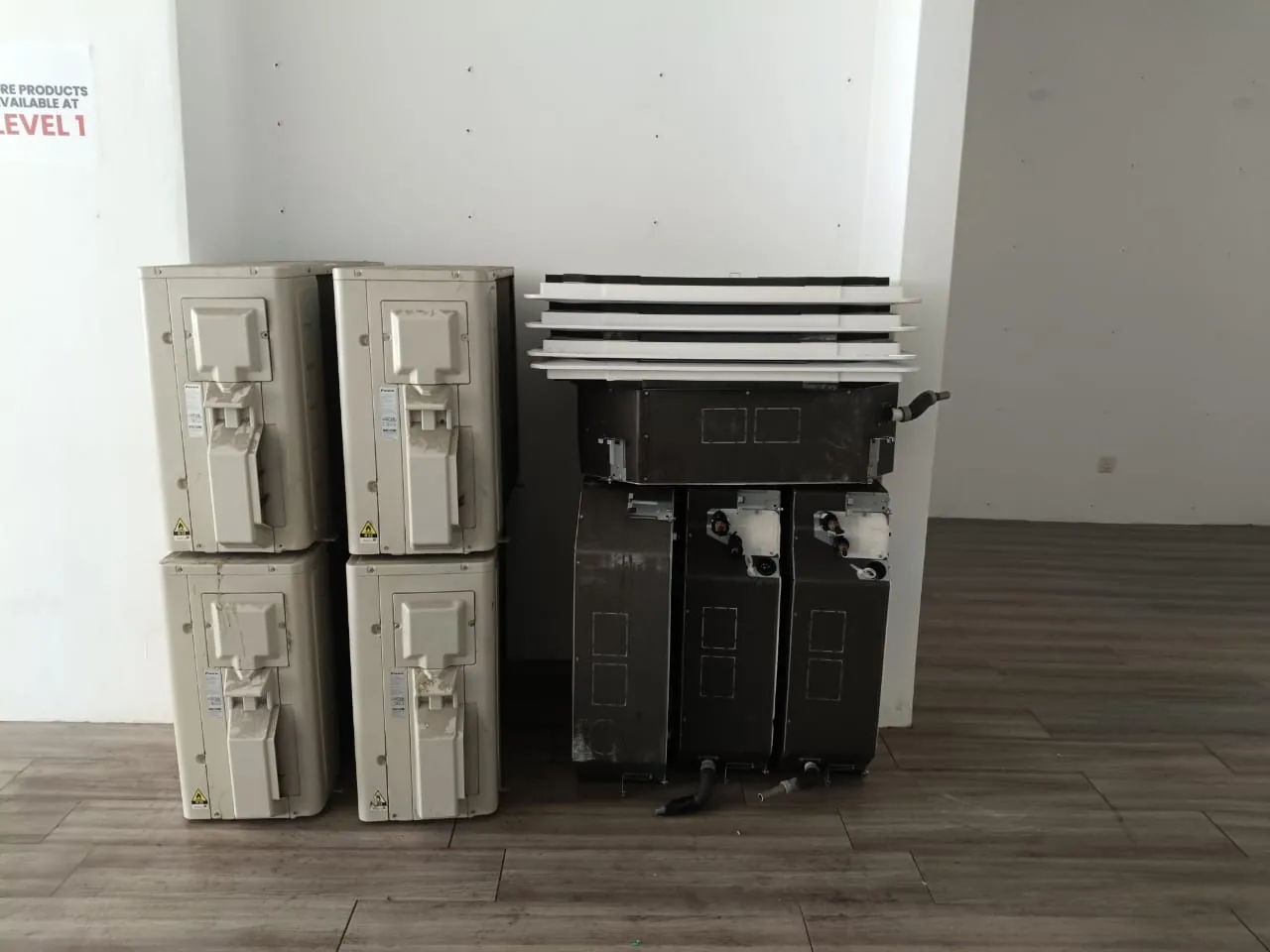 Overview of a stripped commercial unit in Bangi